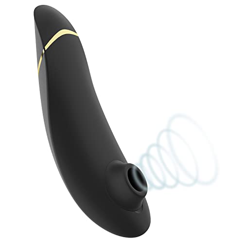 Womanizer Premium 2 Klitoris-Sauger - Vibrator mit Autopilot und Smart Silence - Wasserdichter Druckwellenvibrator mit 14 Intensitätsstufen - Vibrierendes Sextoy für Frauen und Paare - Schwarz