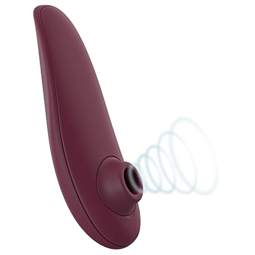 Womanizer Classic 2 Klitoris-Sauger für Frauen - Klitoris Vibrator mit 10 Intensitätsstufen - Wasserdichter Druckwellenvibrator - Wiederaufladbares Sexspielzeug für Frauen und Paare - Bordeaux